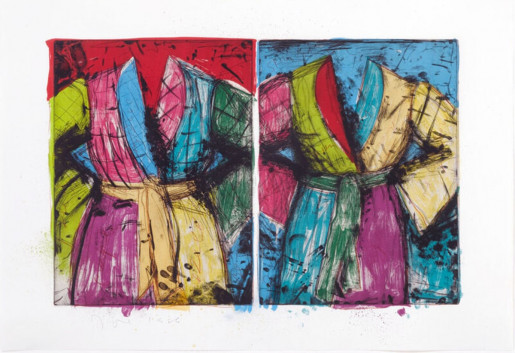 Jim Dine, Two Florida Bathrobes, 1986