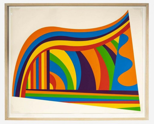 Sol LeWitt, Arcs and Bands in Color, 1999
