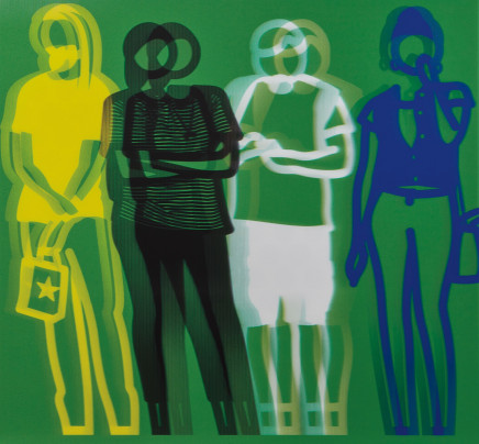 Standing People #5 by Julian Opie