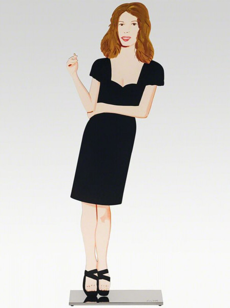 Alex Katz, Black Dress 2 (Cecily), 2018
