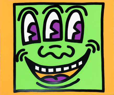 Icons (E) - Three Eyed Man by Keith Haring