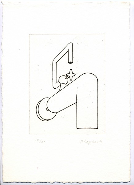 Sure d’elle-même by Konrad Klapheck