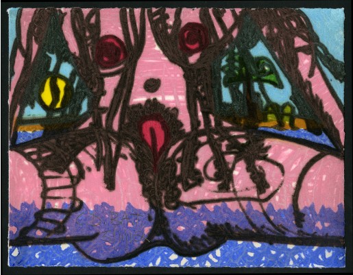 Carroll Dunham, The Nude, 2012/2013