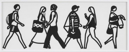 Walking in Melbourne 3 by Julian Opie