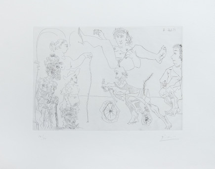 Plate 5, from Le Cocu Magnifique by Pablo Picasso