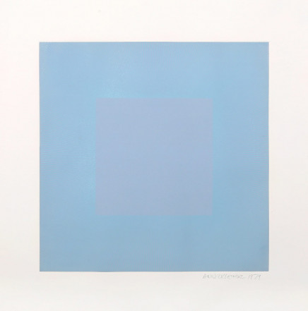 Winter Suite (Light Blue with Blue) by Richard Anuszkiewicz