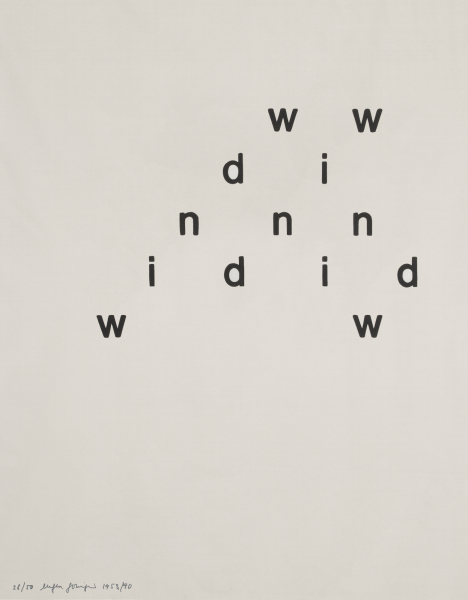 Eugen Gomringer, Untitled, 1953-1990