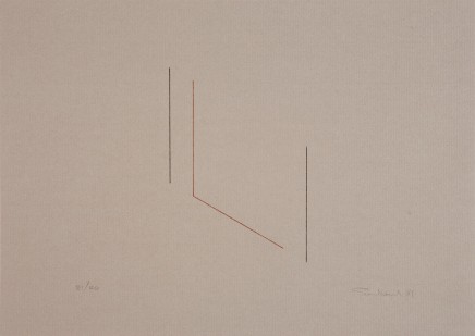 Untitled (Jahn #84) by Fred Sandback