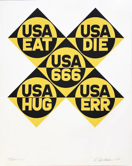 Decade (USA 666) by Robert Indiana