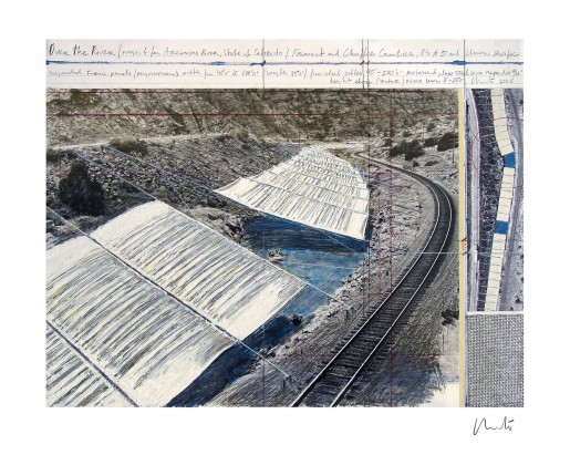 Christo, Over The Arkansas River, Project A, 1992/2017