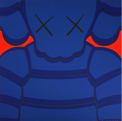 KAWS, What Party (Blue), 2020