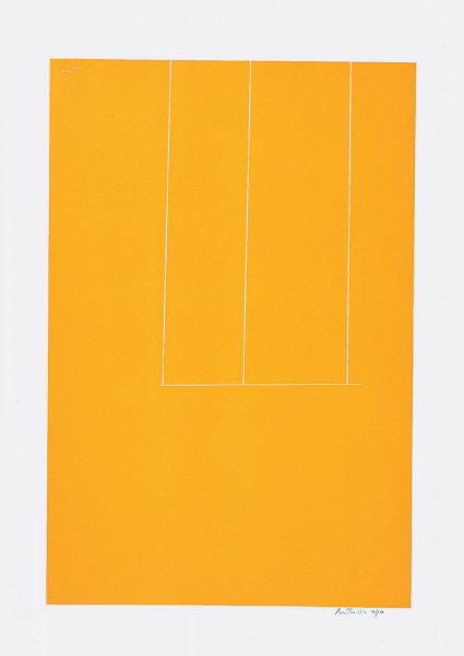 Robert Motherwell, London Series I: Untitled (Orange), 1971