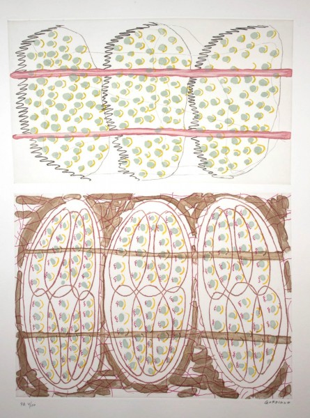 Luis Gordillo, Untitled, 1990