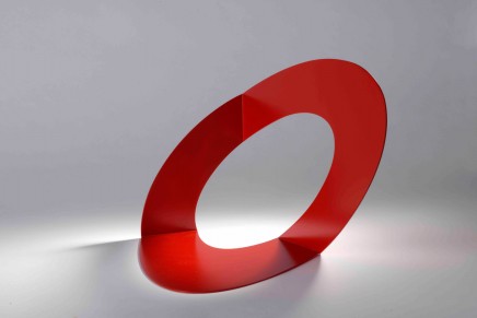 Ellipse Red by Felice Varini