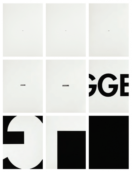 Giovanni Anselmo, Leggere, 1996