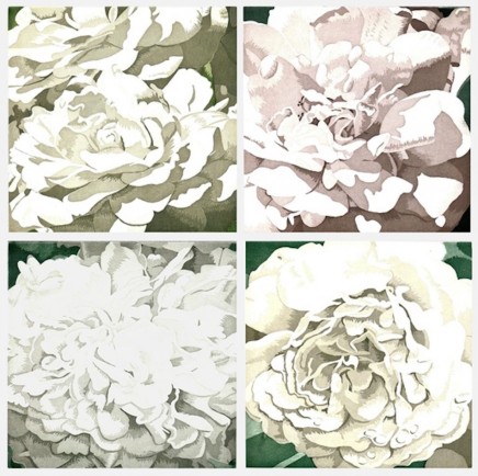 Four Pieces of White (Suite of Four) by Julia Jacquette