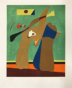 Une femme by Joan Miró