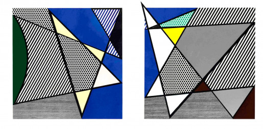 Roy Lichtenstein, Imperfect Diptych, from: Imperfect Series, 1988