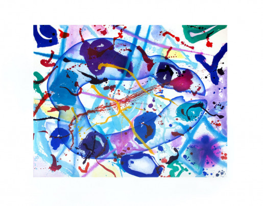 Sam Francis, Trietto 4 (SFE-077 RC), 1991