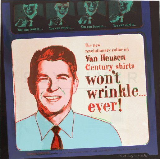 Andy Warhol, Van Heusen (Ronald Reagan) (FS II.356), from the Portfolio “ADS”, 1985