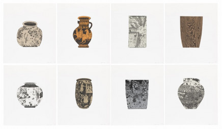 8 Pots (Portfolio of 8 prints) by Jonas Wood