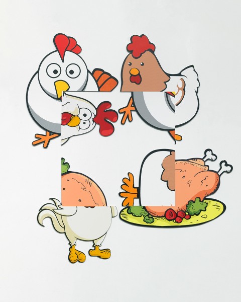 Urs Fischer, Chicken Rotation, 2016