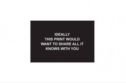 Laure Prouvost, Ideally This Print Would Want To Share All It Knows With You, 2020
