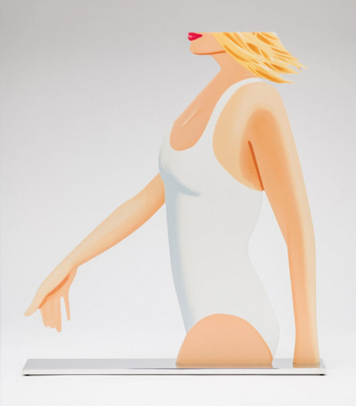 Alex Katz, Coca Cola Girl (Cutout), 2019