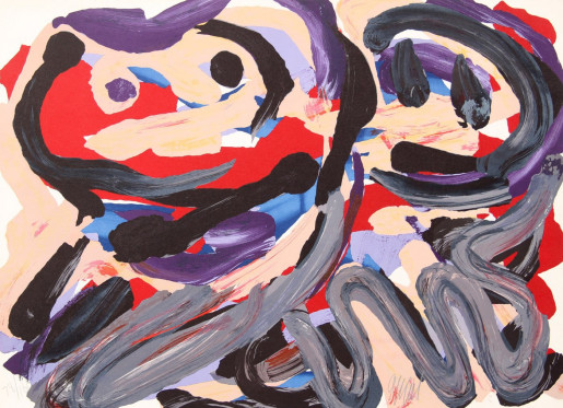 Karel Appel, Happy Battle, 1979