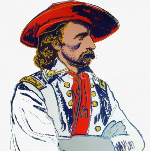 Andy Warhol, General Custer (FS II.379), from the Portfolio “Cowboys and Indians”, 1986