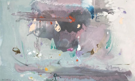 Helen Frankenthaler, Grey Fireworks, 2000
