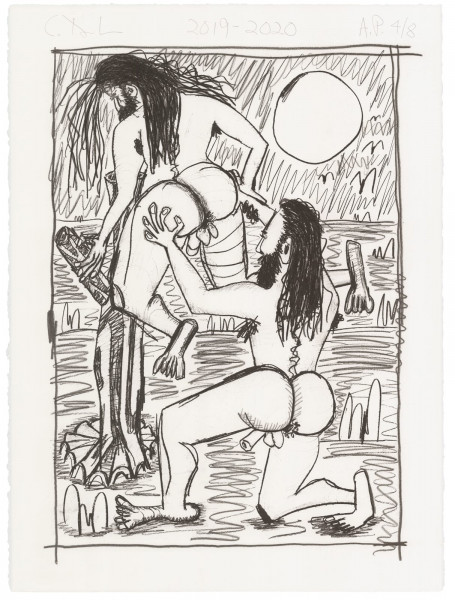 Carroll Dunham, Wrestlers A, 2019-2020