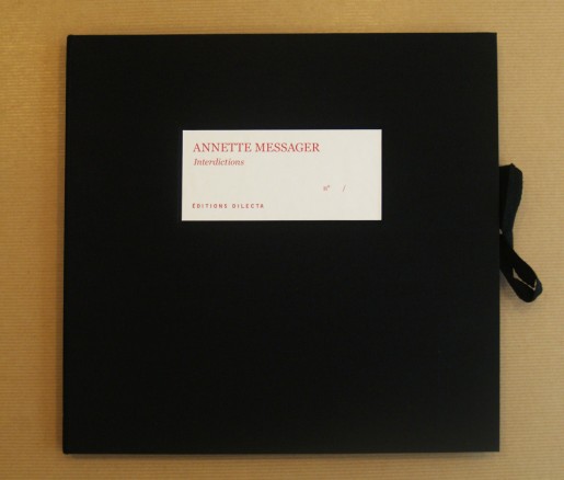 Annette Messager, Interdictions, 2014