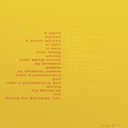 Untitled from the Portfolio “On the Bowery” by John Giorno
