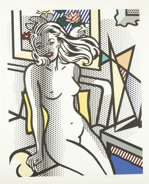 Roy Lichtenstein, Nude with Yellow Pillow, 1994