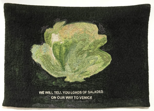 Laure Prouvost, We will tell you loads of salades on our way to Venice, 2018