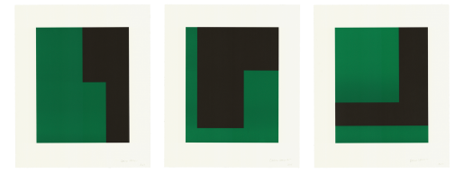 Carmen Herrera, Verde y Negro, 2017