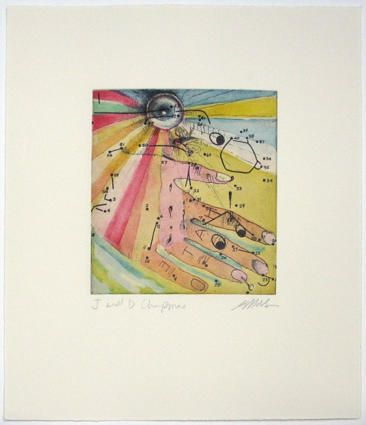 Jake & Dinos Chapman, Story of the Eye (from a set of 8, in collaboration with Kate Moss), 2012