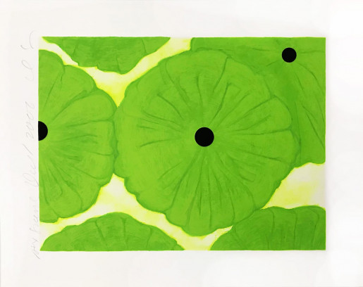 Donald Sultan, Six Greens, 2006
