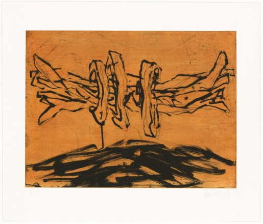 Georg Baselitz, From: Winterschlaf I - X, 2014