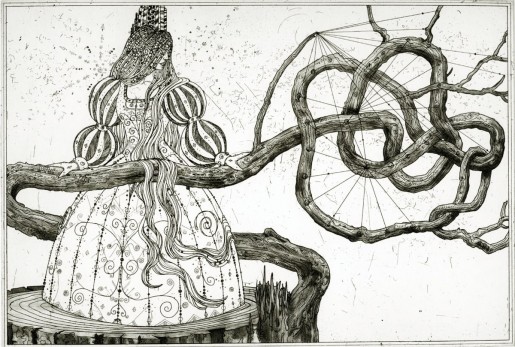 Ernesto Caivano, Willing the Branch to Her Hair, 2006