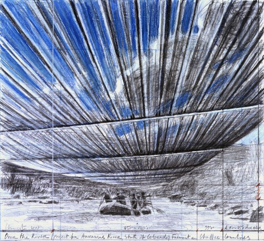 Christo, Over The River B, 2007