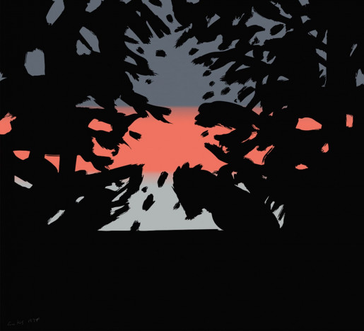 Alex Katz, Sunset 2, from Sunrise Sunset Portfolio, 2020