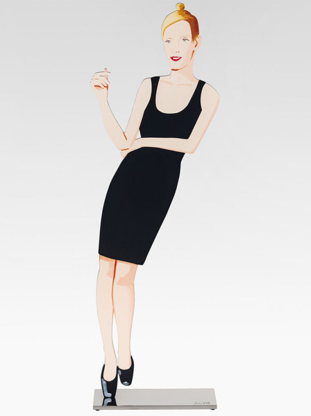 Alex Katz, Black Dress 3 (Oona), 2018