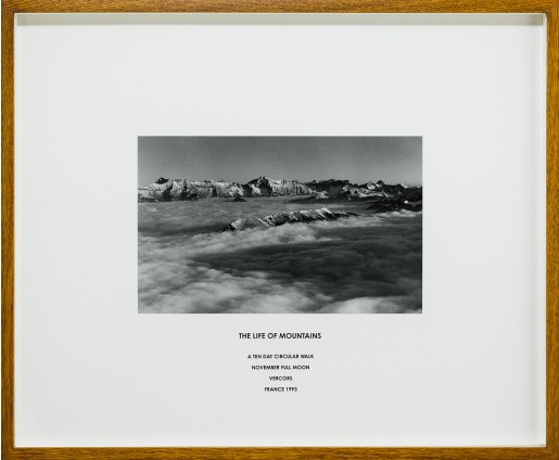 Hamish Fulton, The Life of Mountains (France), 1993
