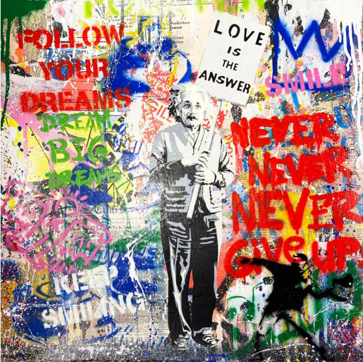 Mr. Brainwash, Einstein, 2021