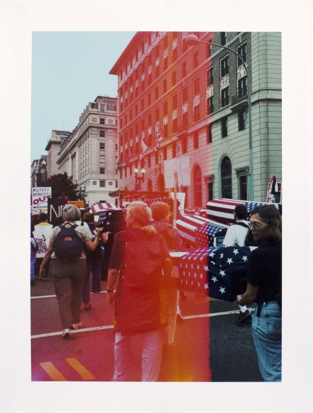 Josephine Meckseper, Untitled (March on Washington 9/24/05, Coffins, Xray), 2005/2007