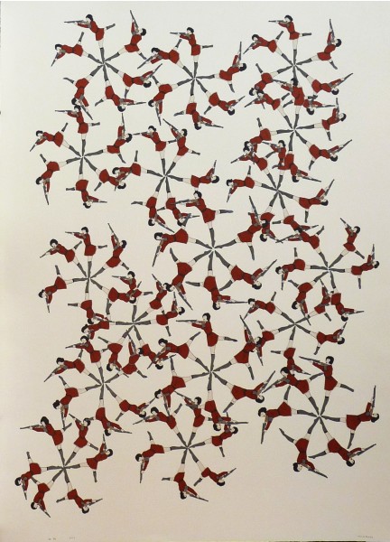 Marcel Dzama, Snowflake Defense, 2007