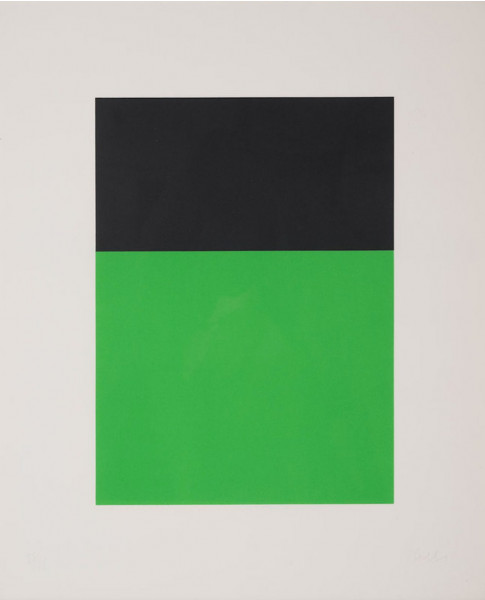 Ellsworth Kelly, Black/Green, 1970