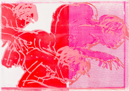 Luciano Castelli, Selfportrait (Red Version), 2018